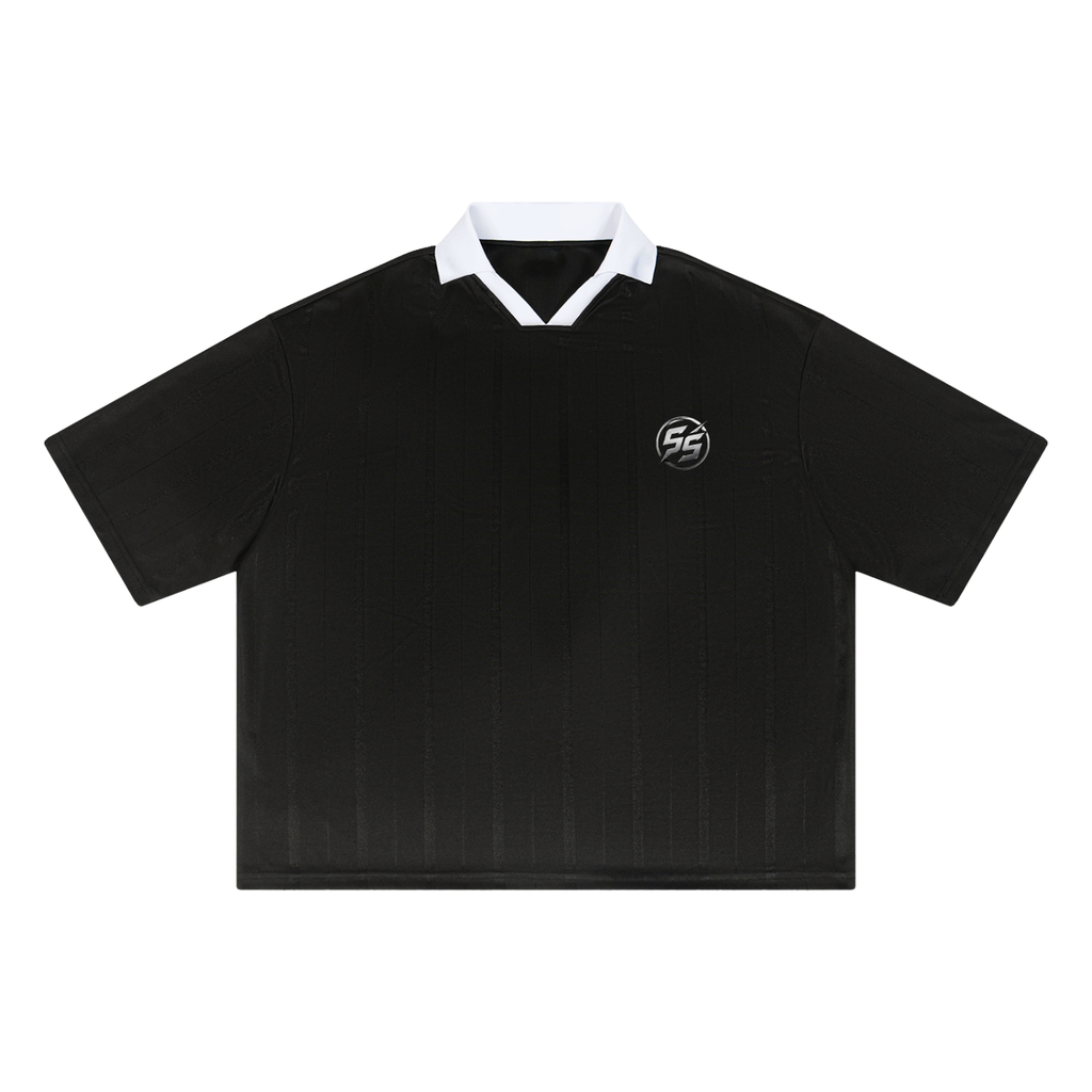 Unisex Striped Boxy Soccer Jersey